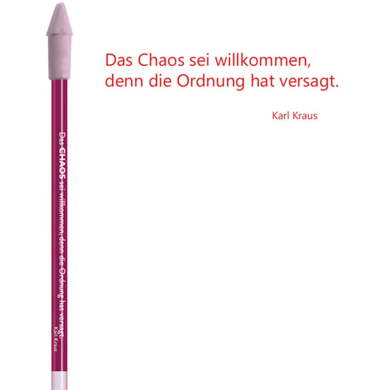 Bleistift weinrot, Kraus