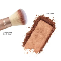 Blushes Iconic Set - Terra Spark Rouge & Multitasking Cheek Brush