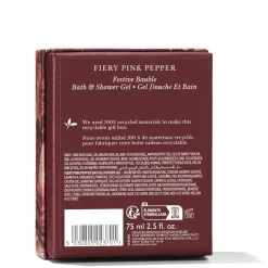 Fiery Pink Pepper Festive Bauble