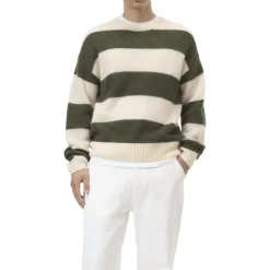Gestreifter Pullover