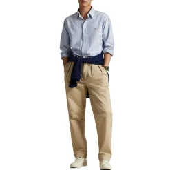Gestreiftes Custom-Fit Oxfordhemd