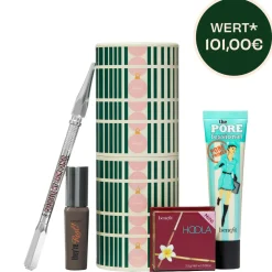 Giftin’ Goodies Make-up  Set – Full-Size Primer & Augenbrauenstift, Mini Bronzer & verlängernde Mascara
