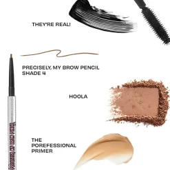 Giftin’ Goodies Make-up  Set – Full-Size Primer & Augenbrauenstift, Mini Bronzer & verlängernde Mascara