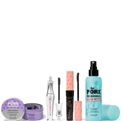 Good Time Gorgeous Make-up Set –  Full-Size Mascara, Setting Spray & Brow Setter Gel plus Mini Tonerde-Maske
