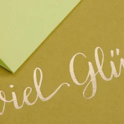 Grußkarte Color-matched! - Viel Glück