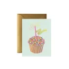 Grußkarte Cupcake Birthday