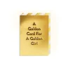 Grußkarte Golden Girl