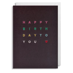 Grußkarte Happy Birthday