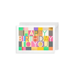Grußkarte Happy Birthday To You