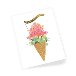 Grußkarte Ice Cream Birthday
