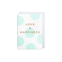 Grußkarte Love & Happiness