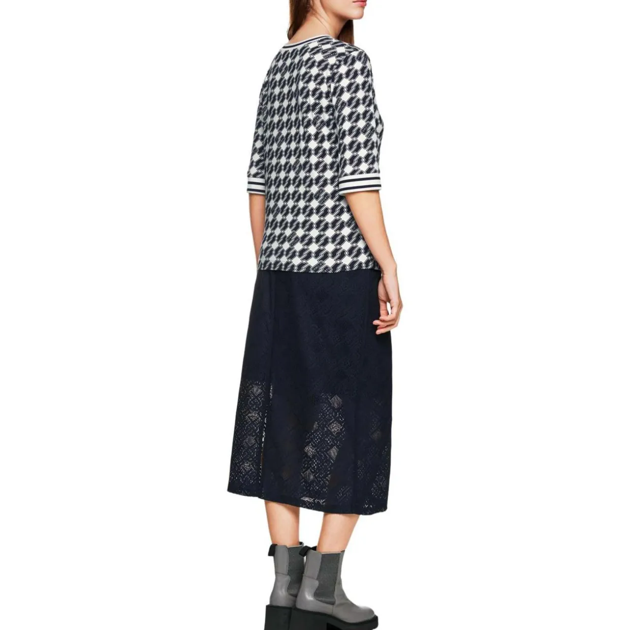 Jersey-shirt mit print
