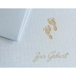Karte Geburt - Füßchen
