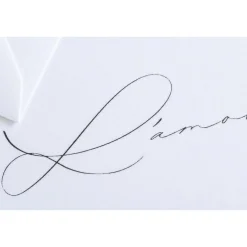 Karte Handlettering - L'amour