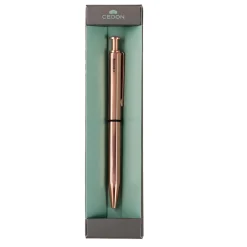 Kugelschreiber Metallic gold-Rosé