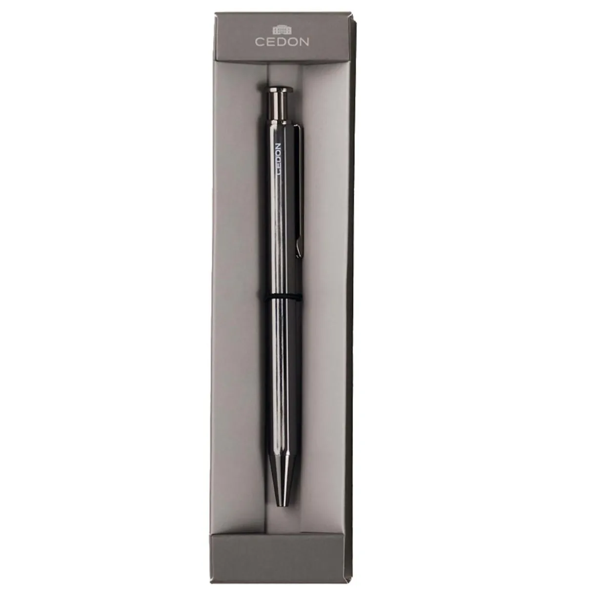 Kugelschreiber Metallic schwarz