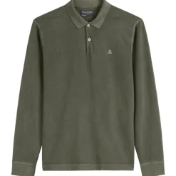 Langarm Poloshirt
