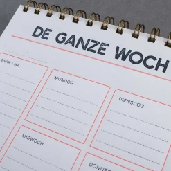 Letterpress Wochenplaner - Bavaria Edition