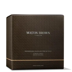 Mesmerising Oudh Accord & Gold Luxury Scented Candle (Triple Wick)