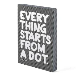 Notizbuch Graphic L everything starts from a dot