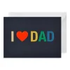Postco Grusskarte I love Dad