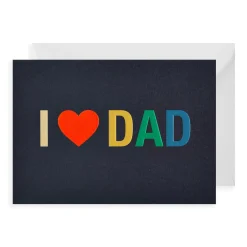 Postco Grusskarte I love Dad