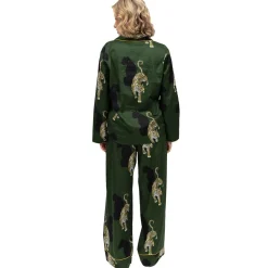Pyjamaoberteil Olive