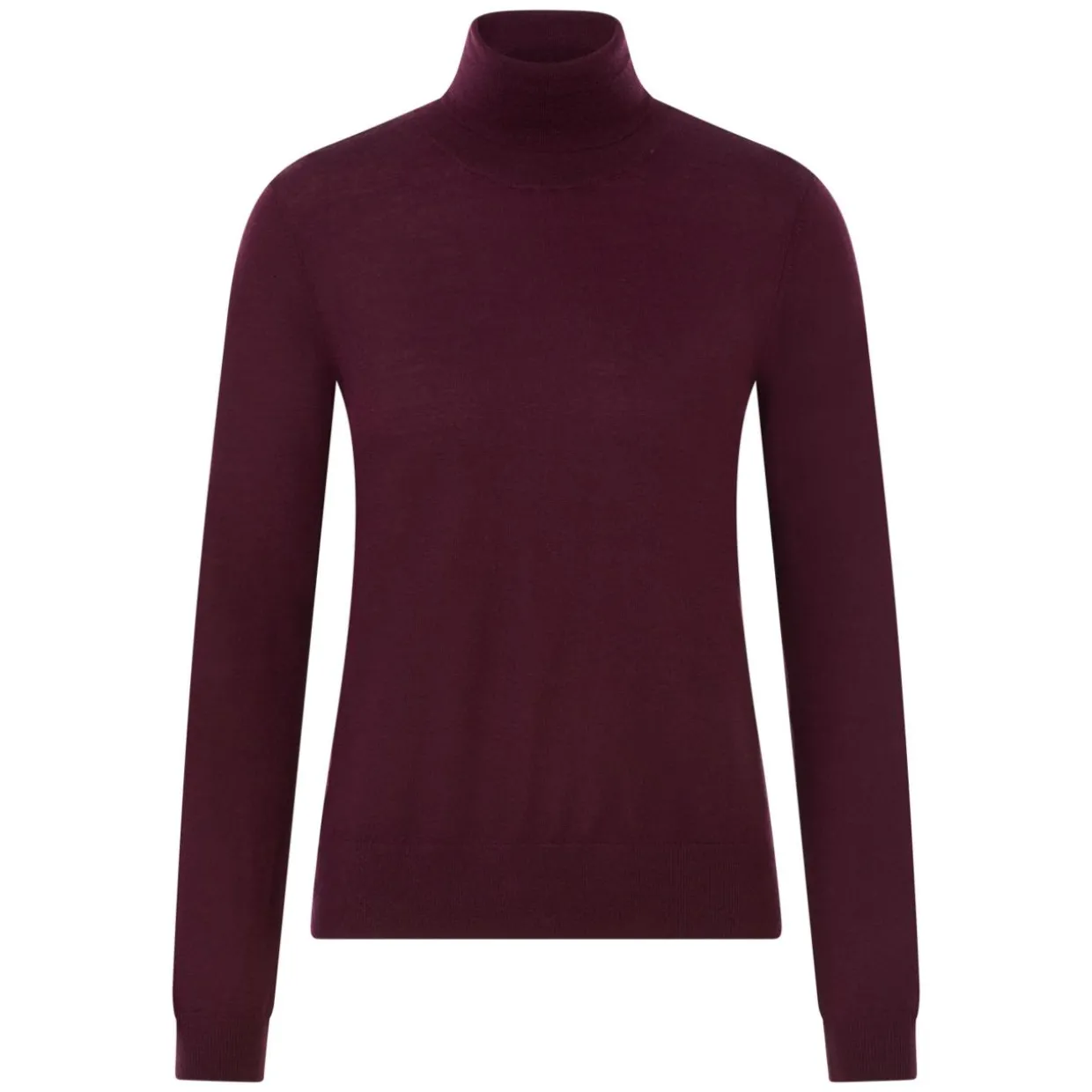 Schurwoll Rollkragenpullover