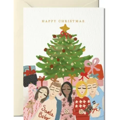 Weihnachtskarte Happy Christmas