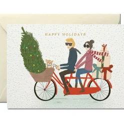 Weihnachtskarte Happy Holidays