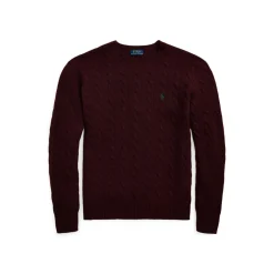 Woll-Kaschmir-Pullover mit Zopfmuster